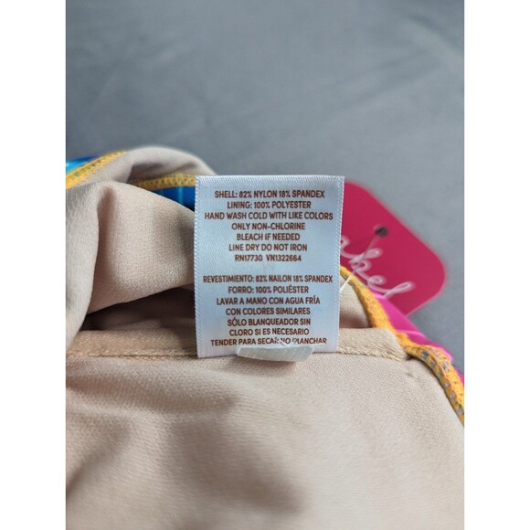 Isabel Maternity Asymmetric Tie Shoulder One Piece Maternity Swimsuit Floral Med - Picture 5 of 6